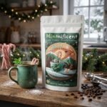 Mintnificent Cool Winter Breeze All Natural Mint Coffee – Dark Roast Ground (10oz / 283.5g) - Image 2