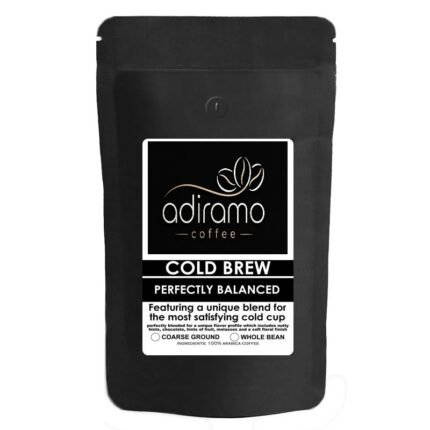 Adiramo Cold Brew Perfectly Balanced Blend Coffee - 1lb (16 oz)